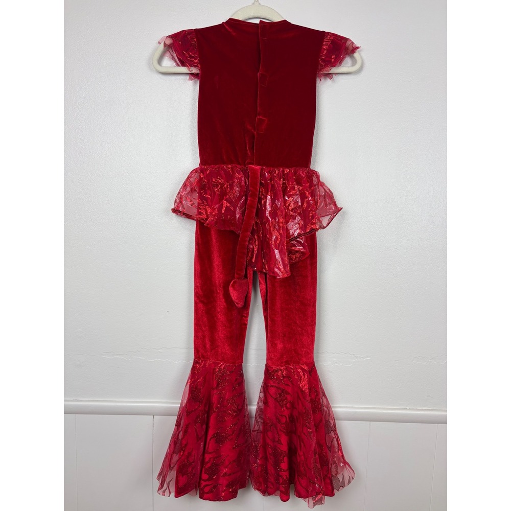 Spirit Halloween Devil Diva Kids Devil Costume Size Small 4-6 Sassy Devil Flames - Picture 8 of 17